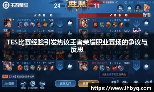 TES比赛经验引发热议王者荣耀职业赛场的争议与反思